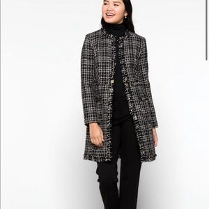 DKNY tweed coat